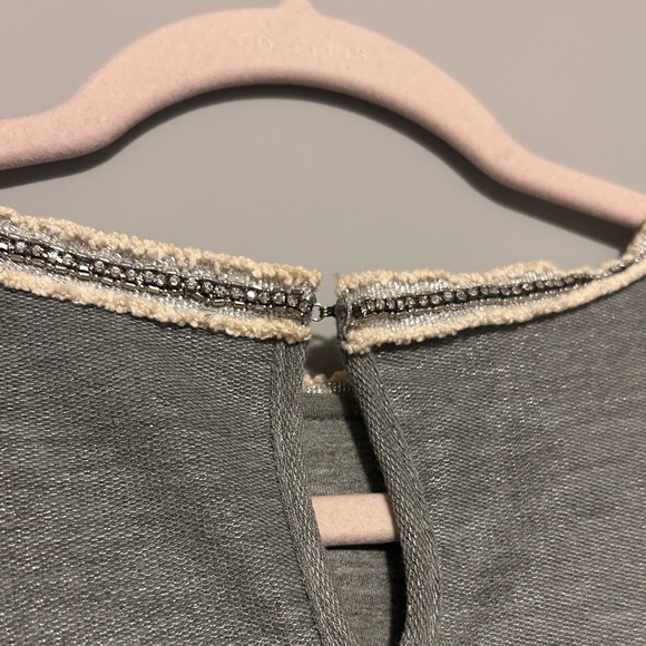 1990s "LILA ROSE" Silver Gray T-Shirt Dress Fall Fashion Vintage - Picture 3 of 11